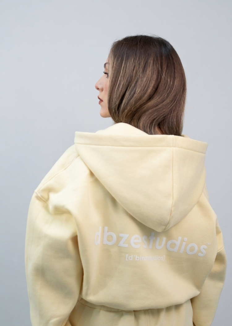 DBZ Original Conjuntos Amarillo con Capucha